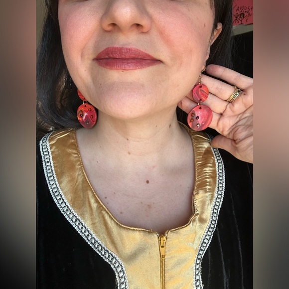 Handmade polymer clay earrings - Picture 5 of 5